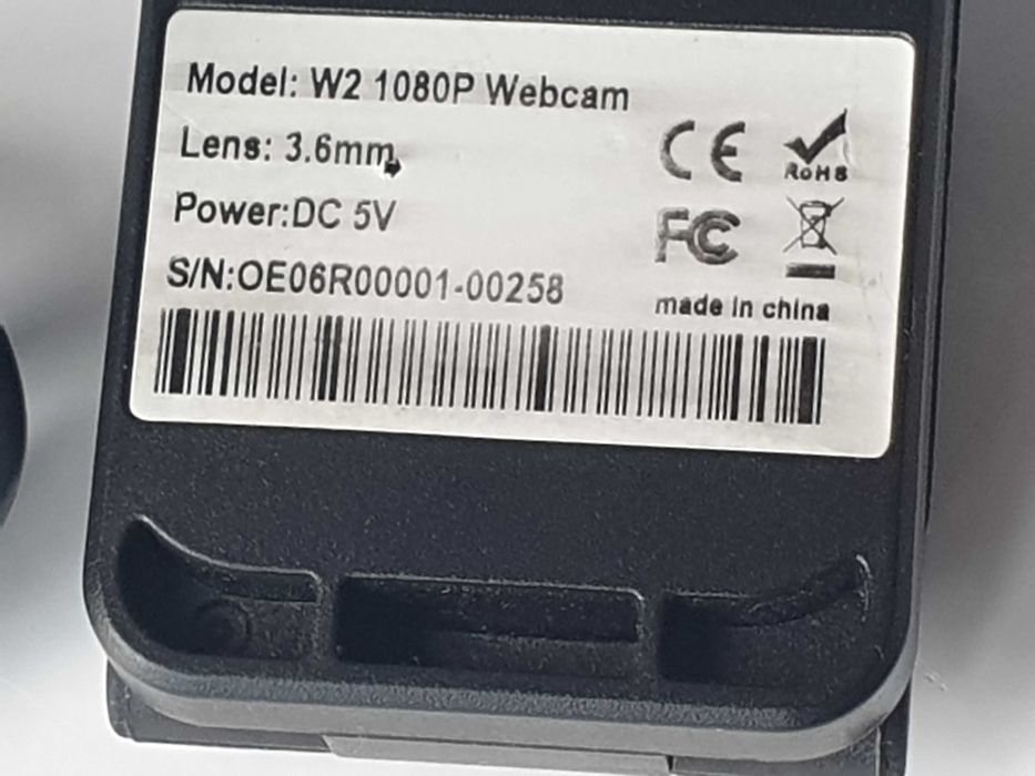 вебкамера USB  W2 1080P Full HD,CMOS, мікрофоном,автофокус webcam