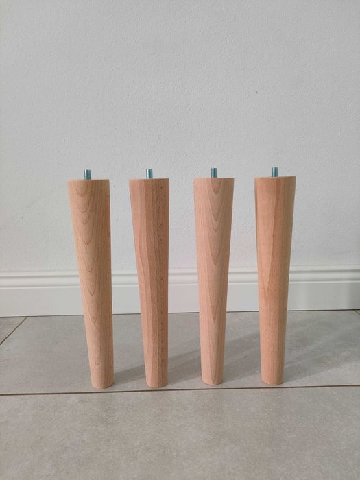 nogi bukowe 4 sztuki 30 cm