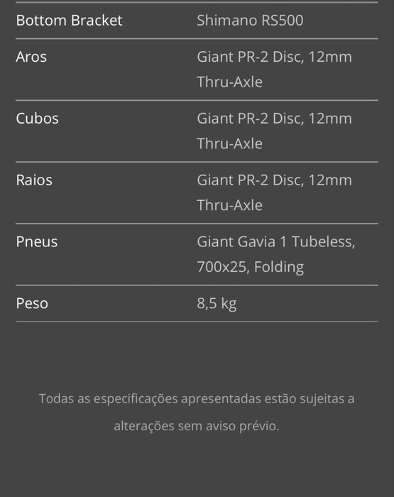 Giant TCR Advanced 2 Disc Carbono Shimano 105 ( L )