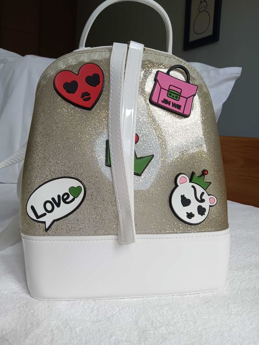 Mochila branca criança