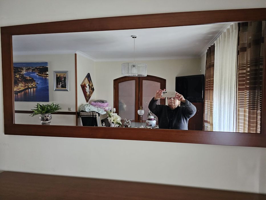 Mobília de sala cerejeira maciça como nova