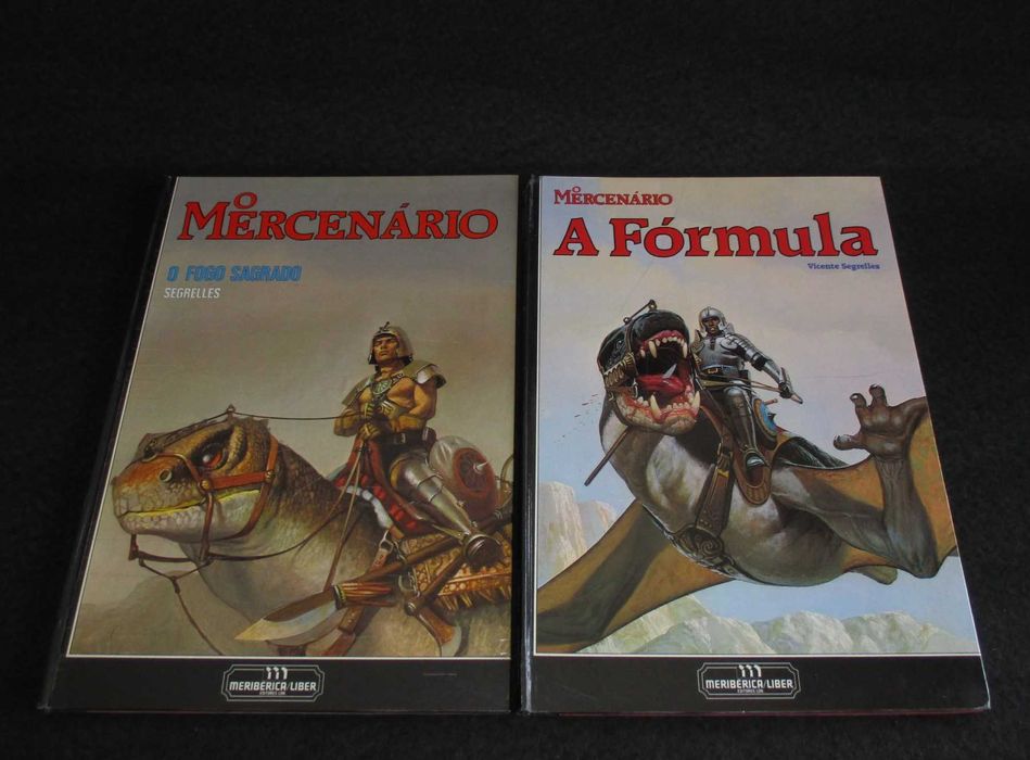 Livros BD O Mercenário 1 e 2 Segrelles Meribérica