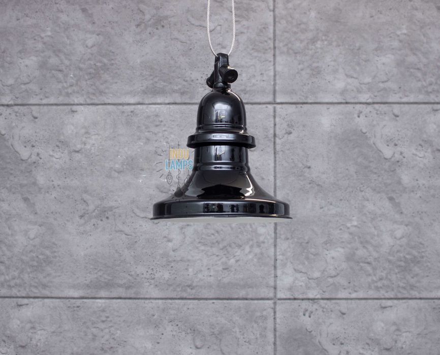 Lampa emaliowana LOFT przemysłowa fabryczna