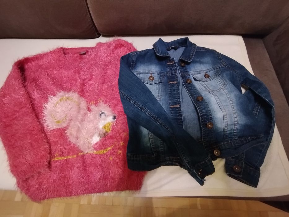 Mega paka ubranek dla dziewczynki 7/10  lat 122 cm