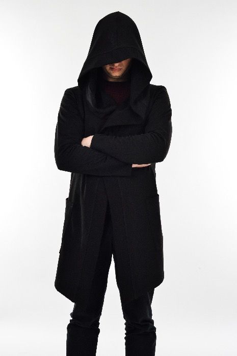 Мантия . Накидка. Мантия с капюшоном Кардиган Мантия XS-XXL