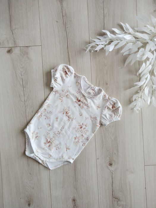 Body Makba rozmiar 80 delikatne retro kwiaty
