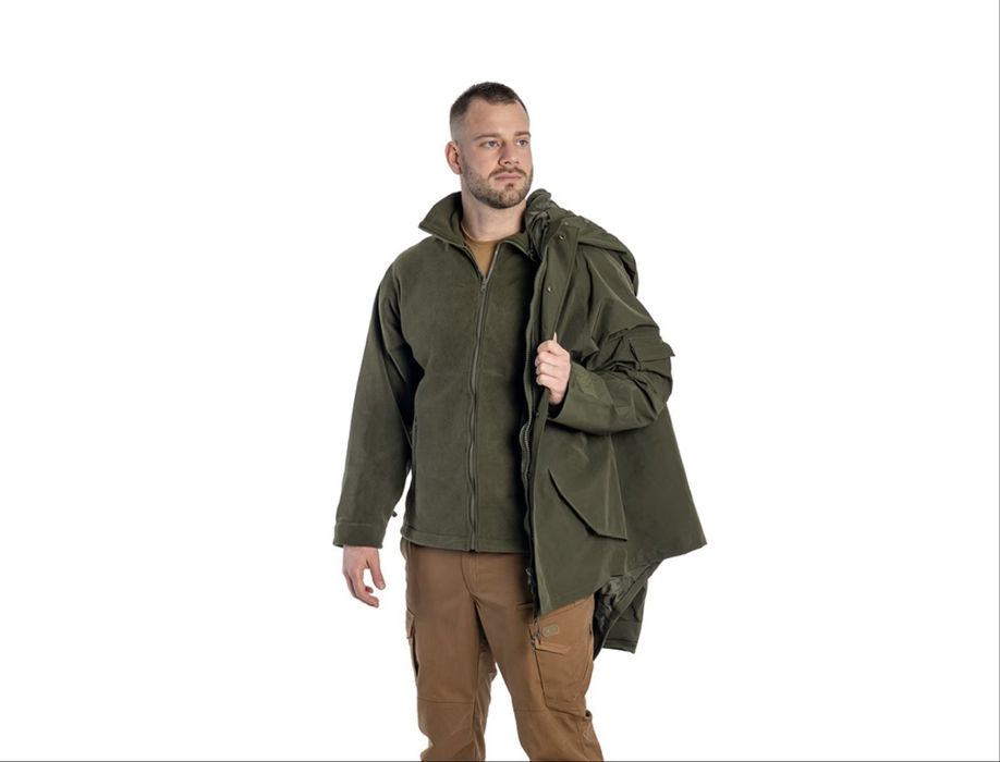 Куртка військова тепла  Mil-Tec  Wet Weather з підкладкою - Olive