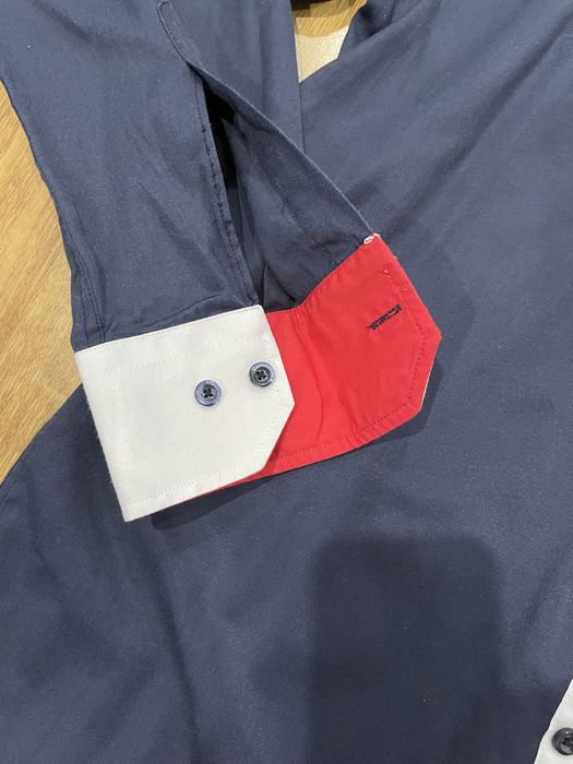 Świetna Męska koszula Ombre roz L