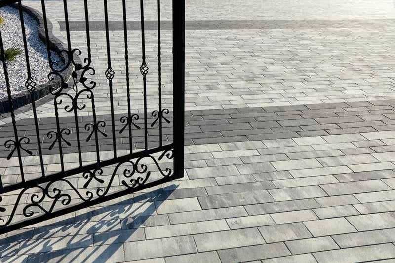 Kostka Brukowa Metro melanż szara bruk podjazd betonowa ziemia grys