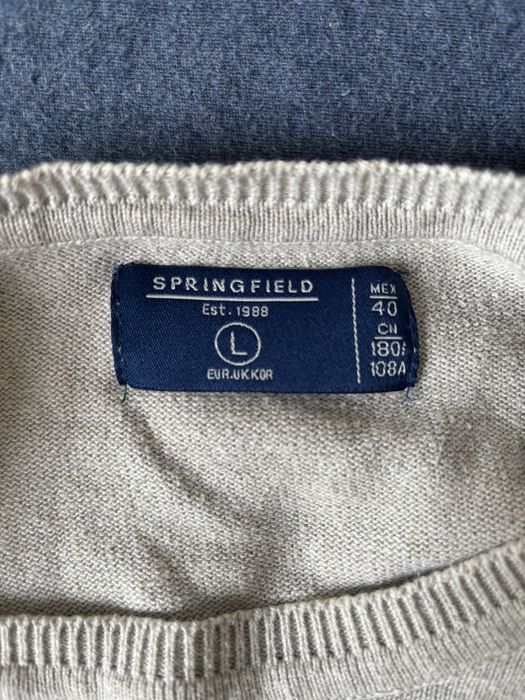 Camisola Azul e Creme Springfield L