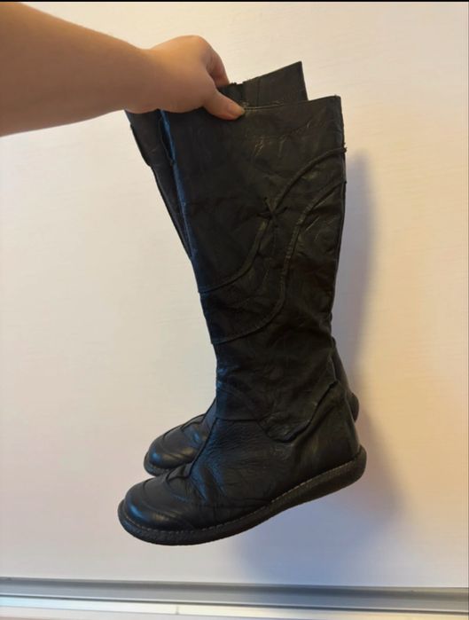 Kozaki z miękkiej skóry wygodne