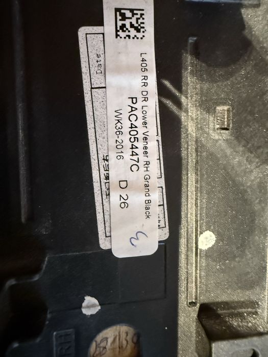 Накладки на двери для Range Rover Vogue L405 2012-2022
