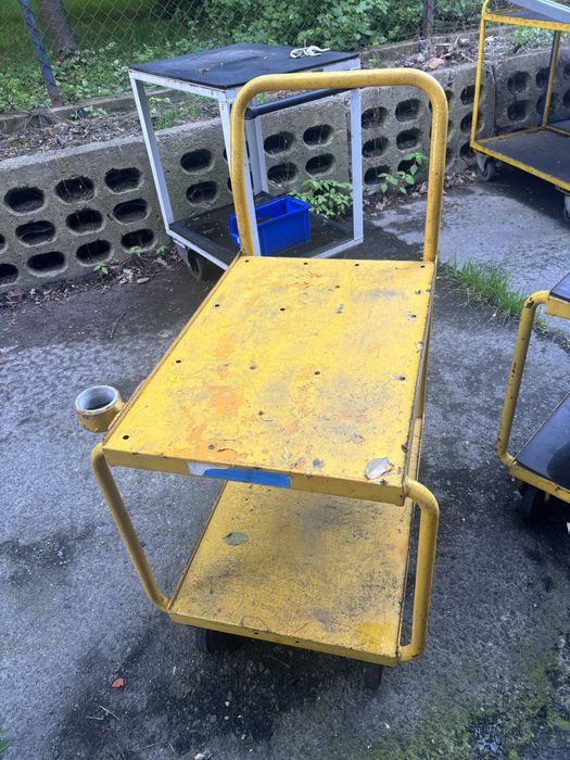 Wózek platformowy dwupókowy 900x500mm 200kg
