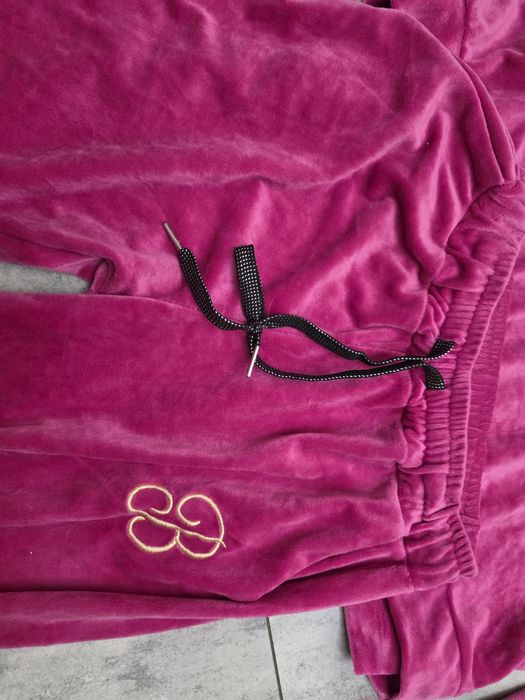 Dres fuksja welur Balanciaga XXL