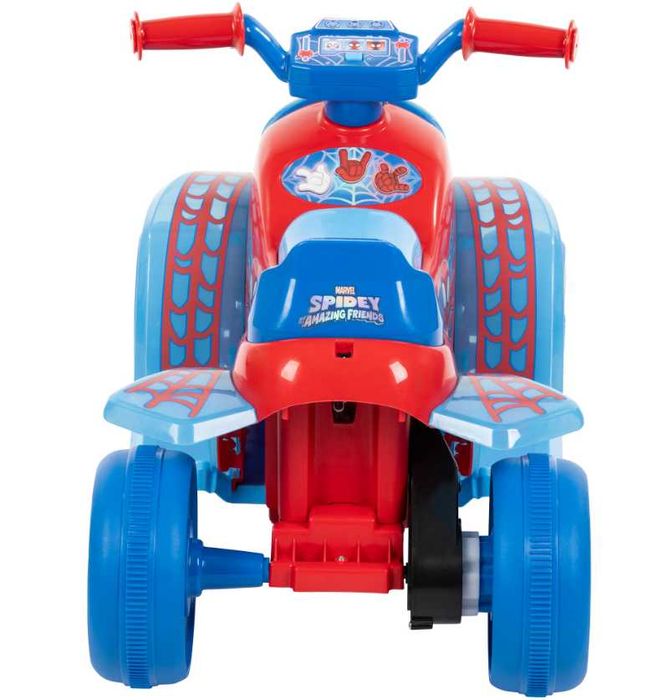 Jeździk elektryczny dla dzieci Quad Spidey Mini Huffy niebieski 30min