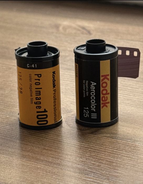 Film fotograficzny Kodak ProImage i Kodak Aerocolor