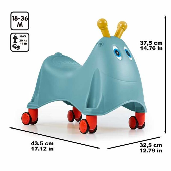 Jeździk Odpychacz Casual Chodzik Obrotowe kółka 360°