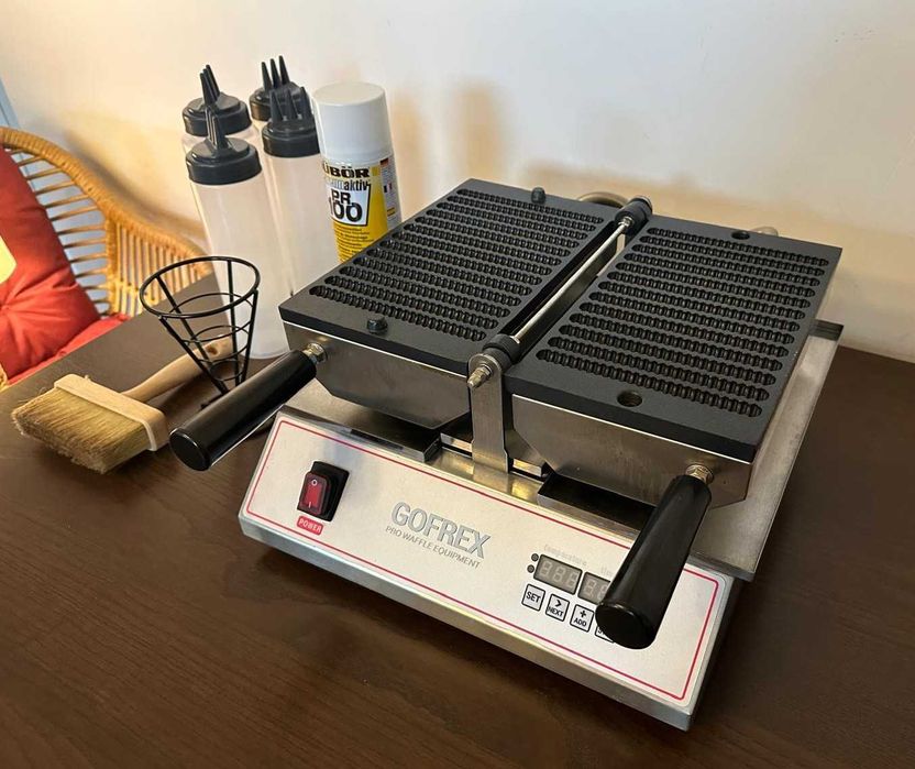 Gofrownica Mini Churros - Gofrex - jak nowy - Warszawa, dużo dodatkow