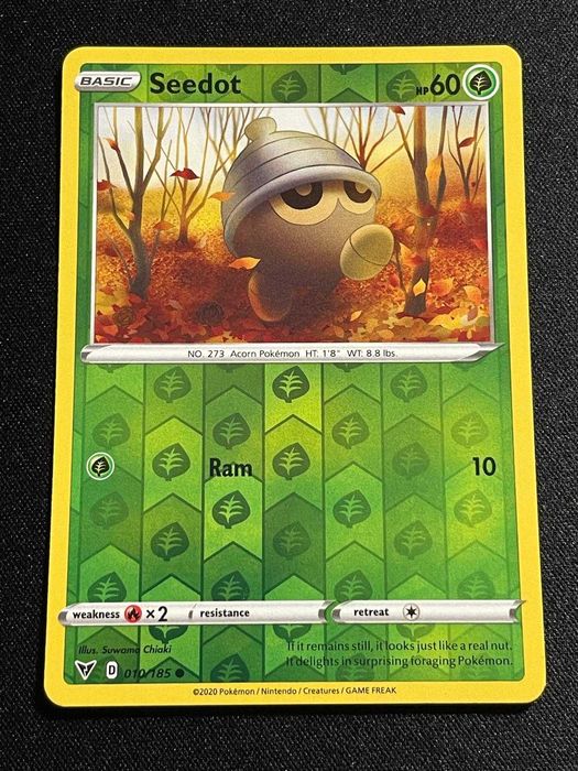 Carta Pokémon Seedot 10/185 Vivid Voltage