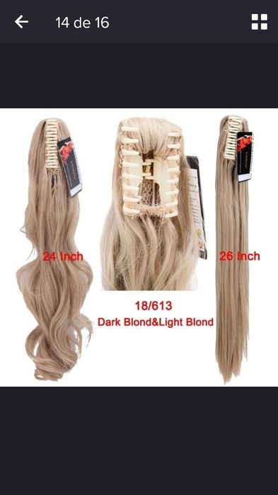 Postiço com aplicação facil