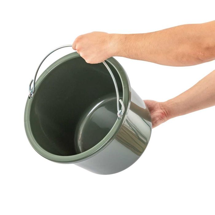 Wiadro z tworzywa sztucznego, 12 l, oliwkowe, Kerbl