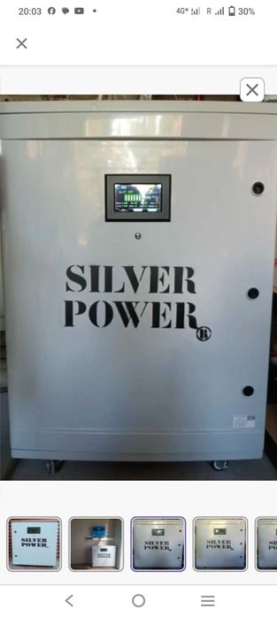 Magazyn energii 48v 6.5kw "Silver Power" BMS 200A "Solar Polska"