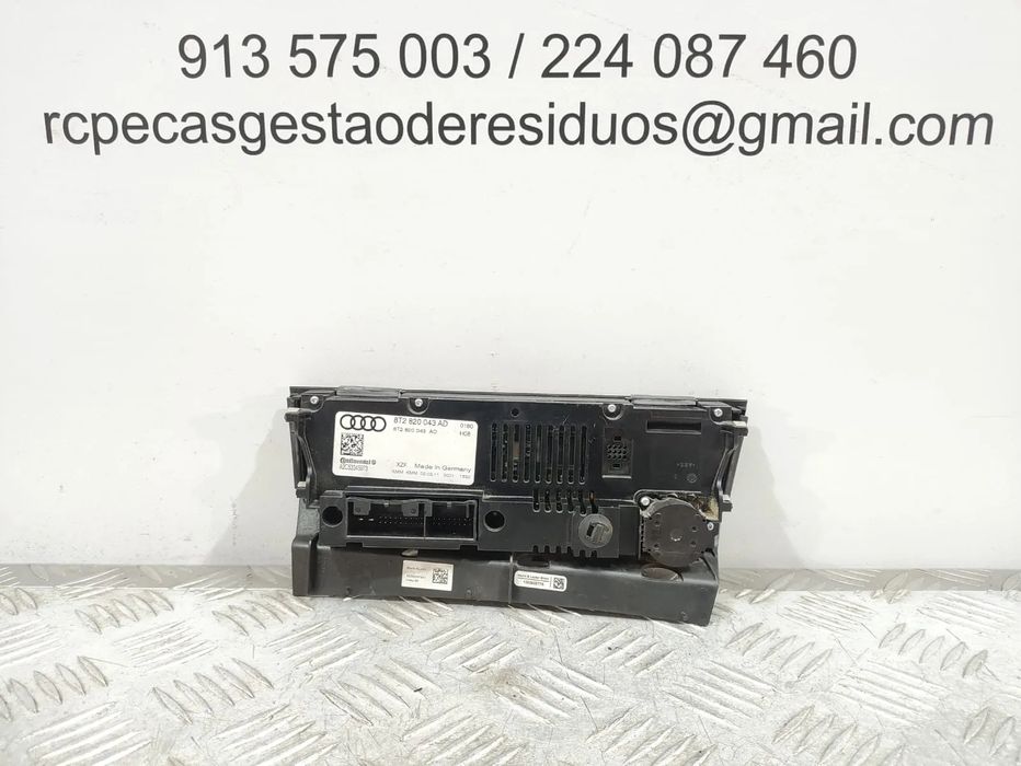 Display Sofagem Comando AC Climatronic Original Audi A5 8T B8 8K Q5