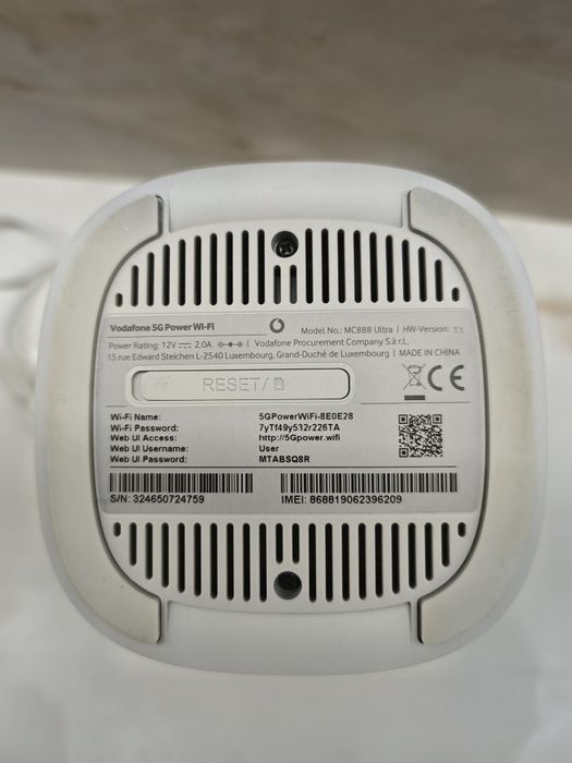 Router 5G Wi-Fi 6 (ZTE MC888 Ultra) - DESBLOQUEADO (Todas as Redes)