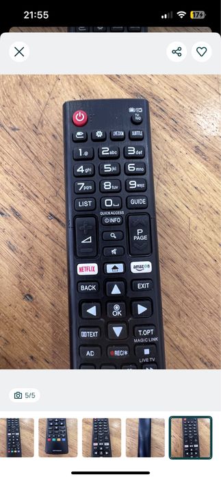 Comando TV universal LG - NOVO