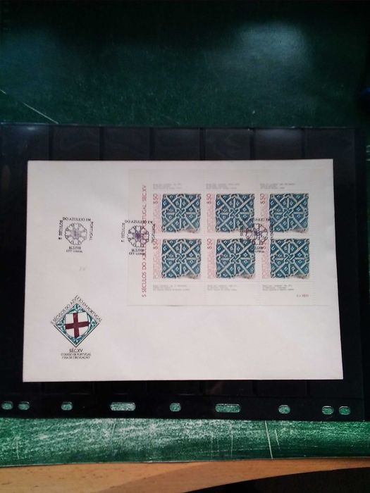 1982 FDC Do Bloco 5 Seculos Do Azulejo Em Portugal MNH **