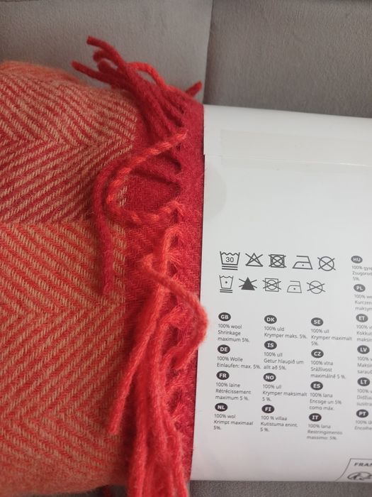 Вовняний плед Ikea Myrull