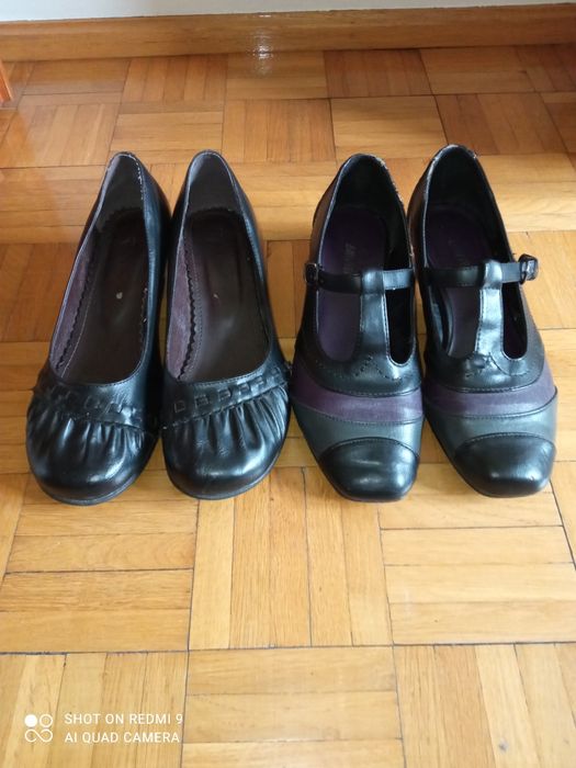 2x buty damskie czółenka rozm. 37