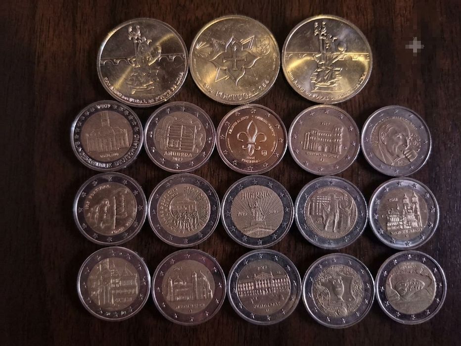 Moedas comemorativas