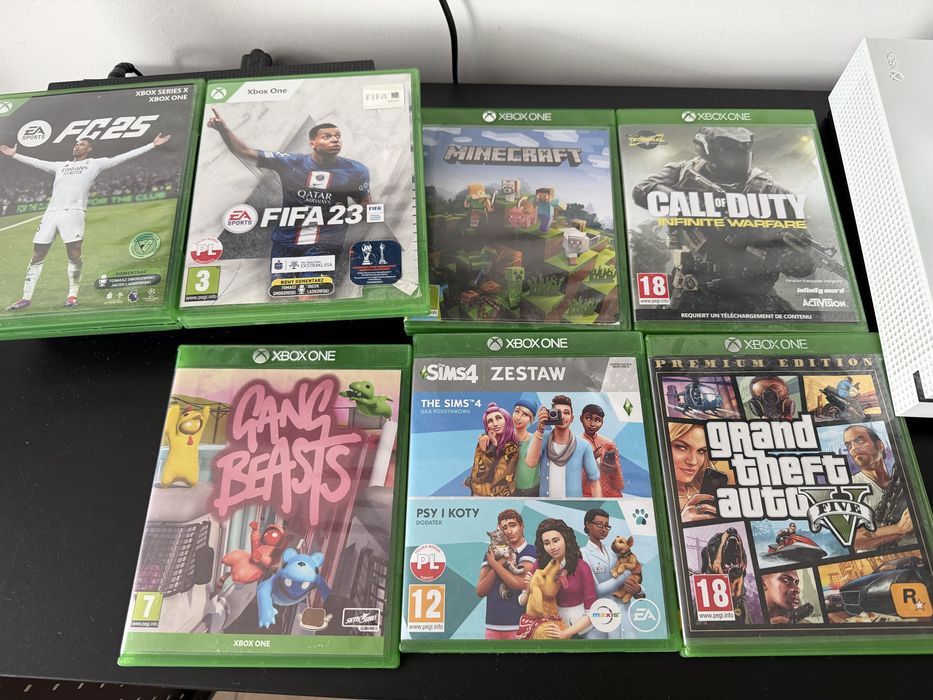 Konsola xbox one + pady + gry