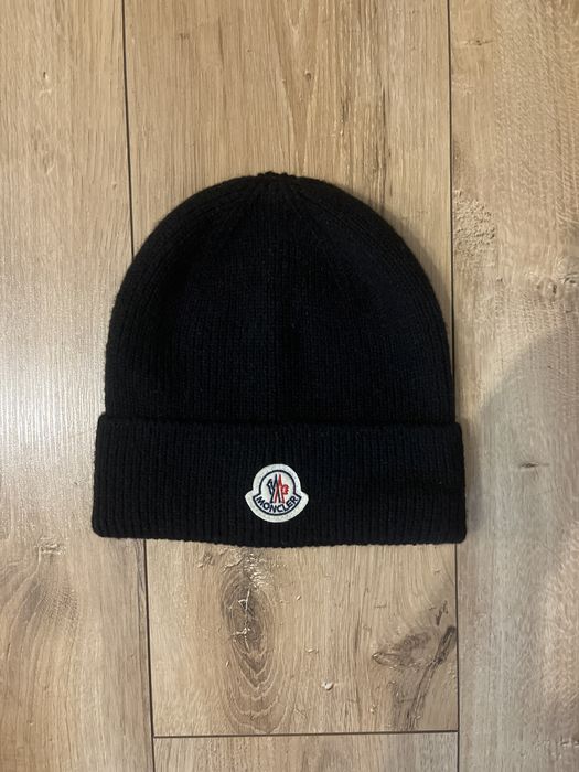 Czapka Moncler czarna