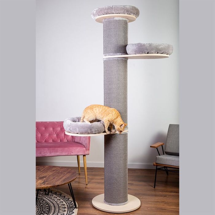 Natural Paradise Drapak dla Kota Jasmine XXL Jasnoszary 219cm OGROMNY