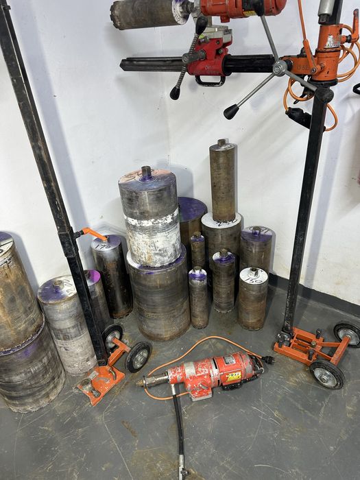 Установка алмазного буріння бурильна Husqvarna DS40 Gyro weka dk 18