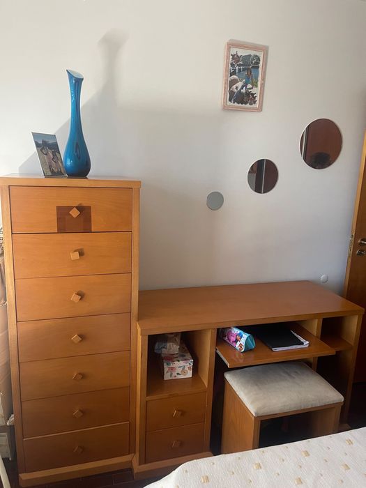 Quarto completo madeira MOGNO