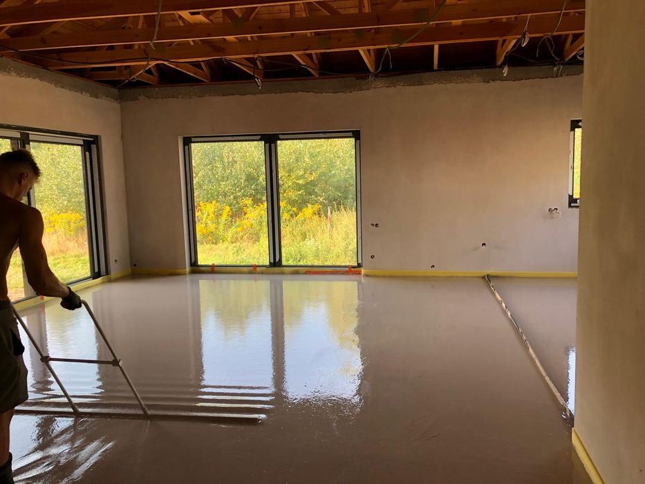 Posadzki, wylewk anhydrytowe na ogrzewanie podtogowe, pianobeton