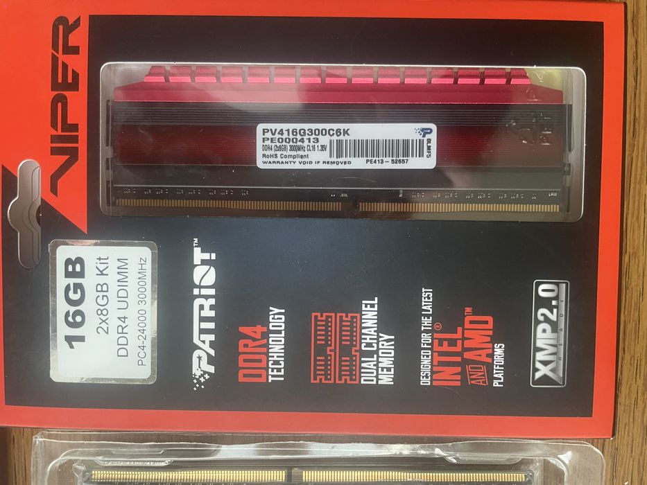 Patriot Viper 16GB Ddr4 PC4-2400 KIT
