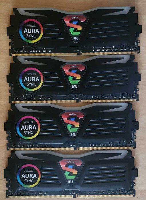 Оперативна памʼять 32 Gb GeIL DDR4 (Kit of 4x8192) Super Luce RGB