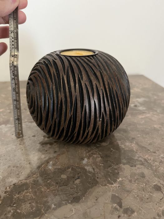 Peça decorativa com vela