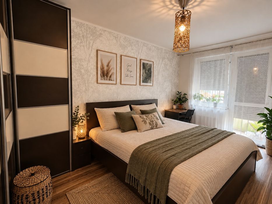 Lampa wisząca Boho loft pleciona