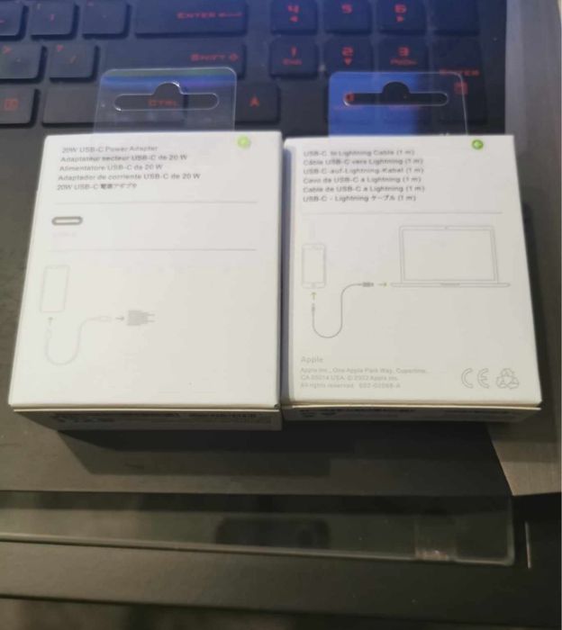 Ładowarka apple 20W kostka+kabel