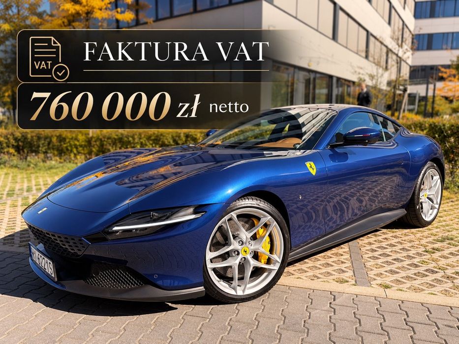 Ferrari Roma FV VAT 23% Bezwypadkowy Full PPF