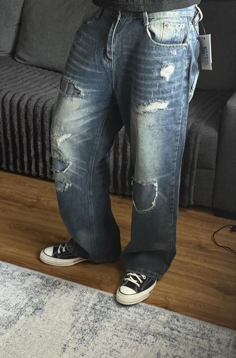 Archive bootcut distressed washed jeans джинси буткат кльош прямі washed straight falred loose fit архив дистрес y2k клеш прямые стрейт erd opium