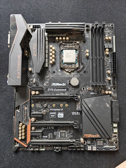 Płyta główna z170 extreme z procesorem i5-6600k
