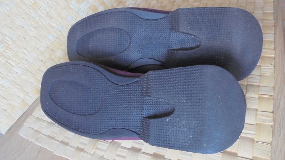 Mokasyny bordo skóra