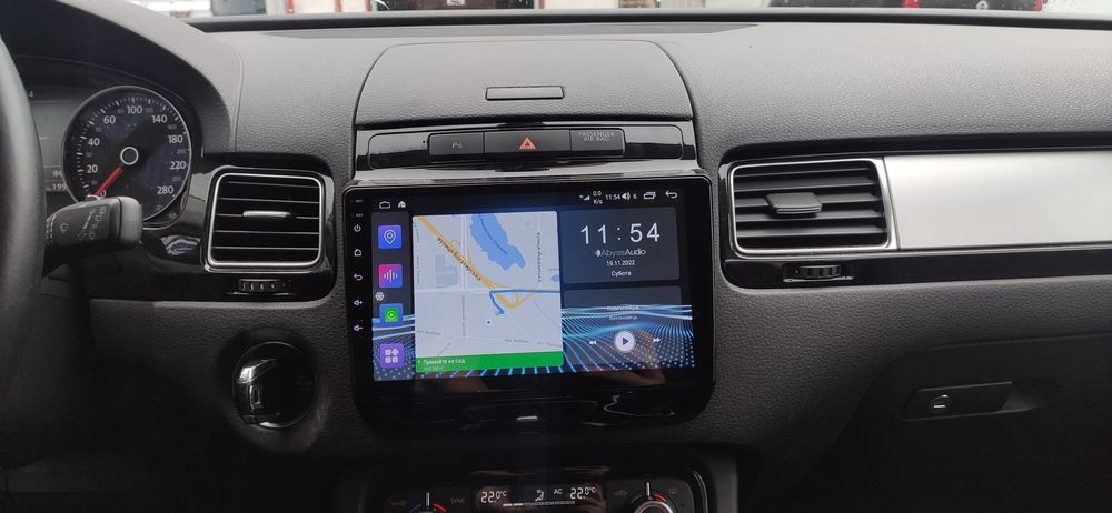 Автомагнитола для Volkswagen Tuareg, OLED CarPlay скоростной 8 ядер.