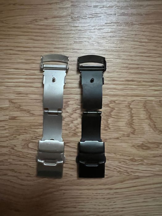 Защёлка пряжка бабочка соединение ремешка чёрного цвета